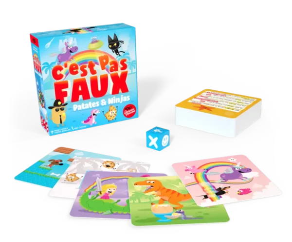 C'EST PAS FAUX _ PATATES & NINJAS_1 C'est pas faux patates et ninjas